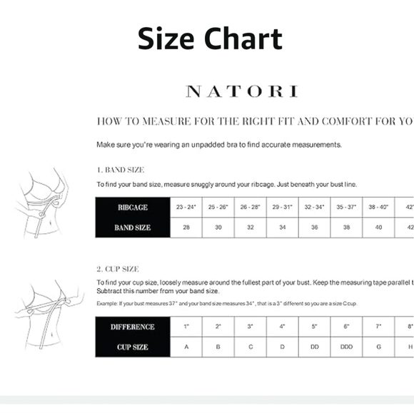 NATORI 32DD Underwire Black Bra Moulded Pure Luxe Custom Coverage - Picture 9 of 10